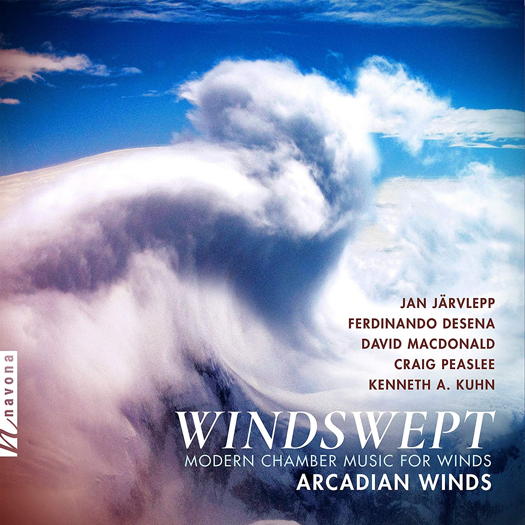 Windswept - Modern Chamber Music for Winds - Arcadian Winds. © 2019 Navona Records LLC (NV6245)