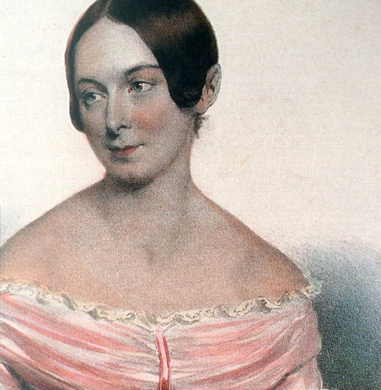 Austro-Hungarian contralto Caroline Unger (1803-1877) was one of the soloists in the first performance of Beethoven's Ninth Symphony, and is credited with turning the deaf composer round, at the end of the performance, to face his applauding audience