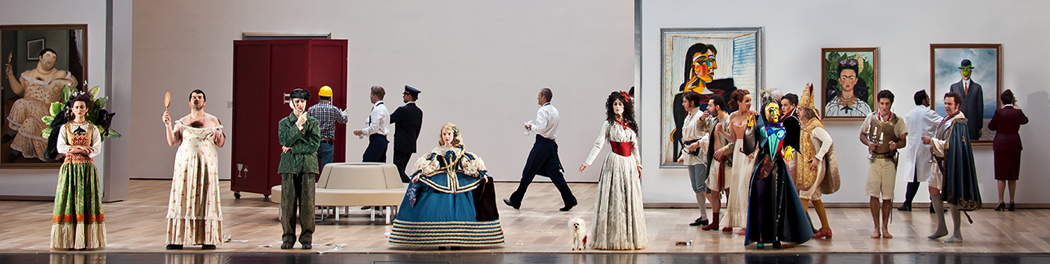 A scene from Opera Australia's 'Il viaggio a Reims'
