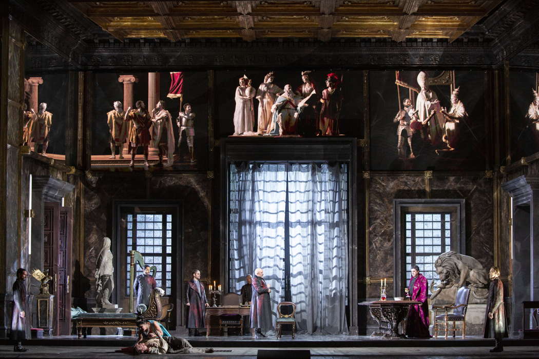 A scene from Puccini's 'Tosca' at La Scala Milan. Photo © 2019 Brescia e Amisano