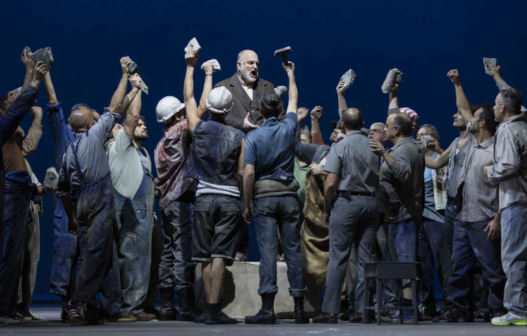 Michele Pertusi as Jean Procida in Opera di Roma's 'Les Vêpres Siciliennes'. Photo © 2019 Yasuko Kageyama