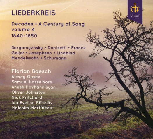 Liederkreis: Decades - A Century of Song volume 4, 1840-1850. © 2019 Vivat Music Foundation (VIVAT 119)