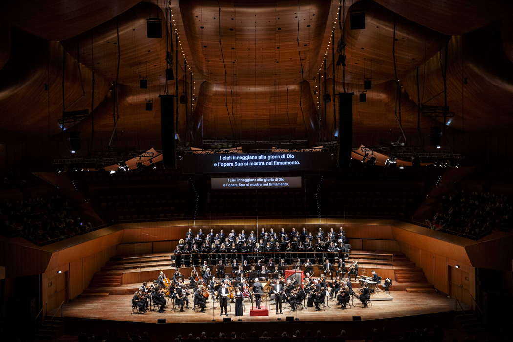 Accademia Nazionale di Santa Cecilia's Haydn 'Creation' in Rome. Photo © 2020 Riccardo Musacchio