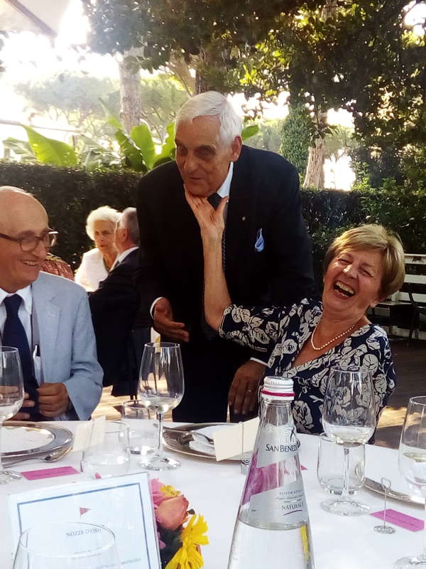 Noces d'or - fiftieth wedding anniversary celebrations for Giuseppe Pennisi and his wife