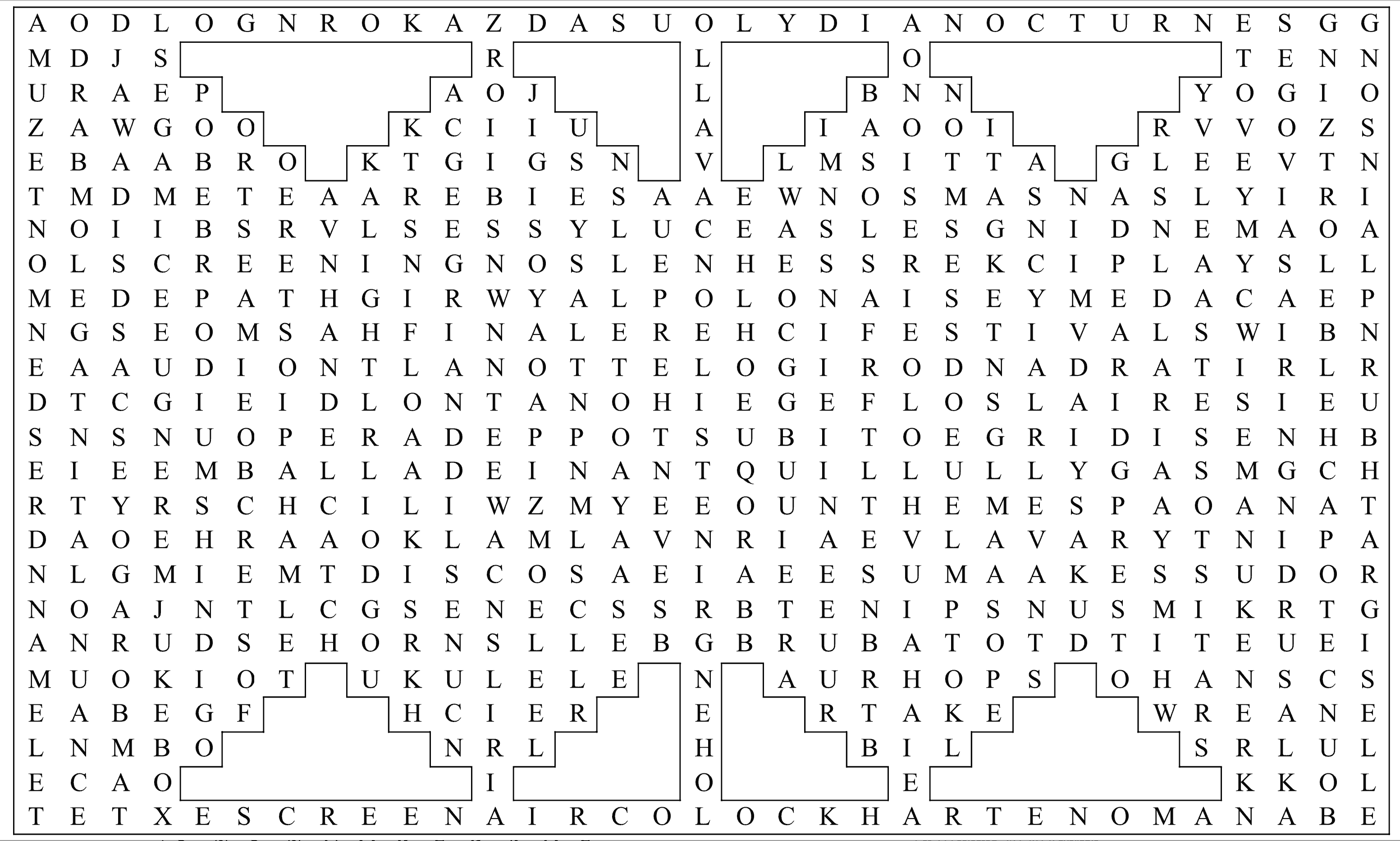 Locrian word puzzle by Allan Rae