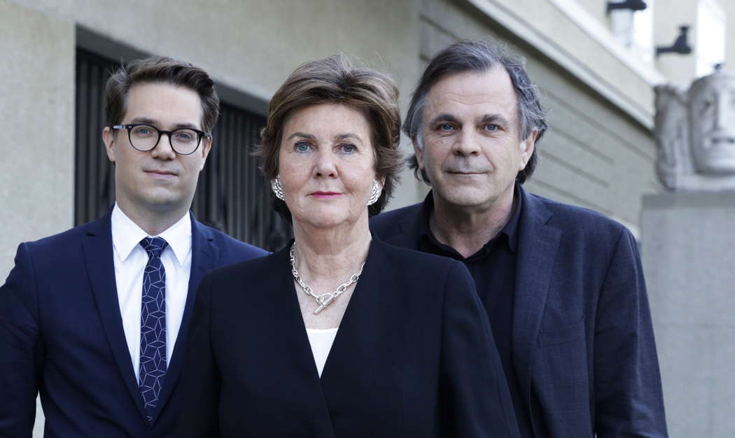 The Salzburg Festival directorate. From left to right: Lukas Crepaz, Helga Rabl-Stadler and Markus Hinterhäuser. Photo © 2018 Lydia Gorges