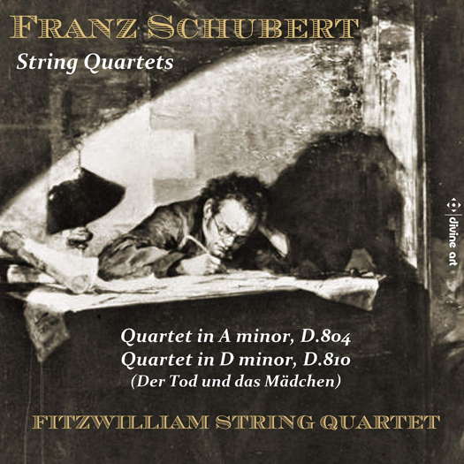 Schubert: String Quartets - Fitzwilliam Quartet. © 2020 Divine Art Limited (dda 25197)