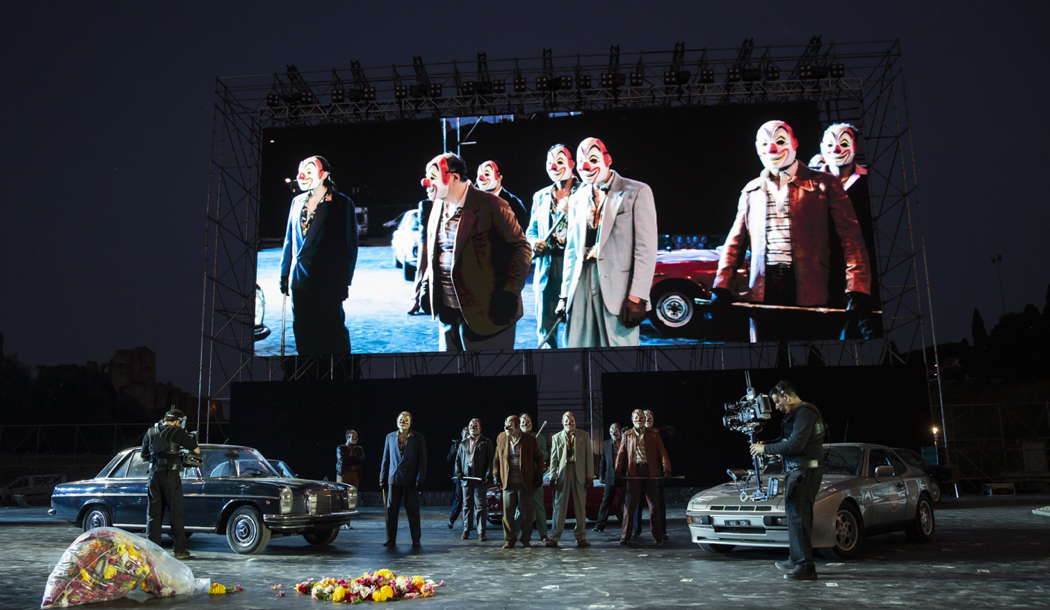 A scene from Verdi's 'Rigoletto' staged in Rome's Circus Maximus. Photo © 2020 Yasuko Kageyama