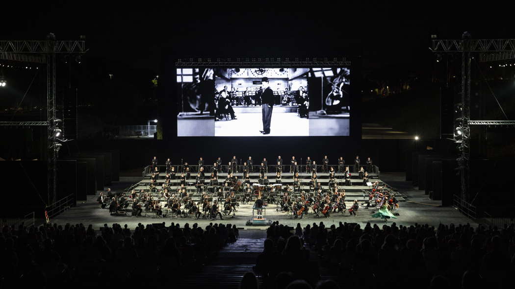 A scene from 'The Merry Widow' at the Circus Maximus in Rome. Photo © 2020 Yasuko Kageyama