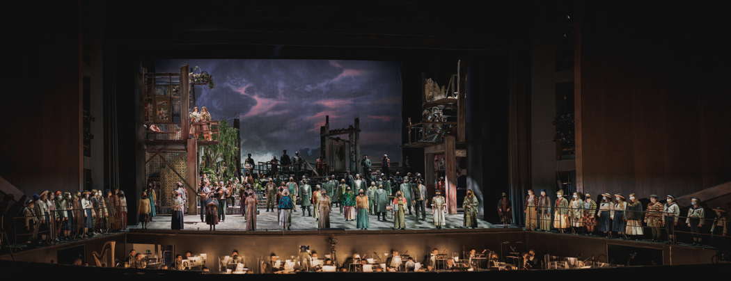 A scene from Act I of Verdi's 'Otello' in Florence. Photo © 2020 Michele Monasta