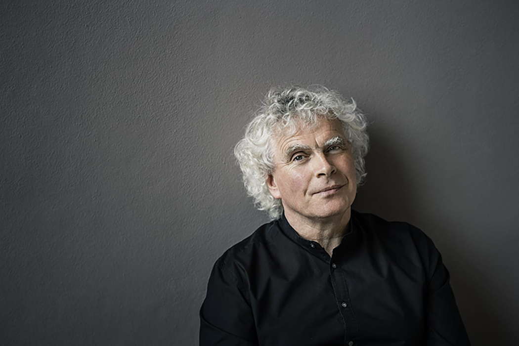 British conductor Simon Rattle. Photo © 2017 Oliver Helbig