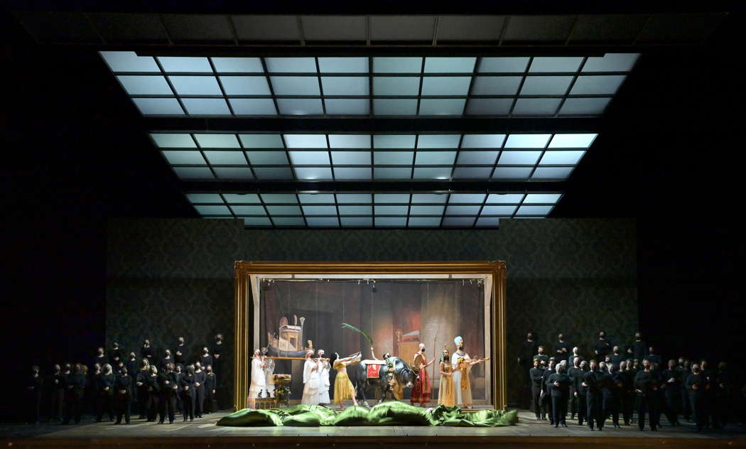 A scene from the Opéra de Paris production of Verdi's 'Aida'. © 2021 Vincent Pontet