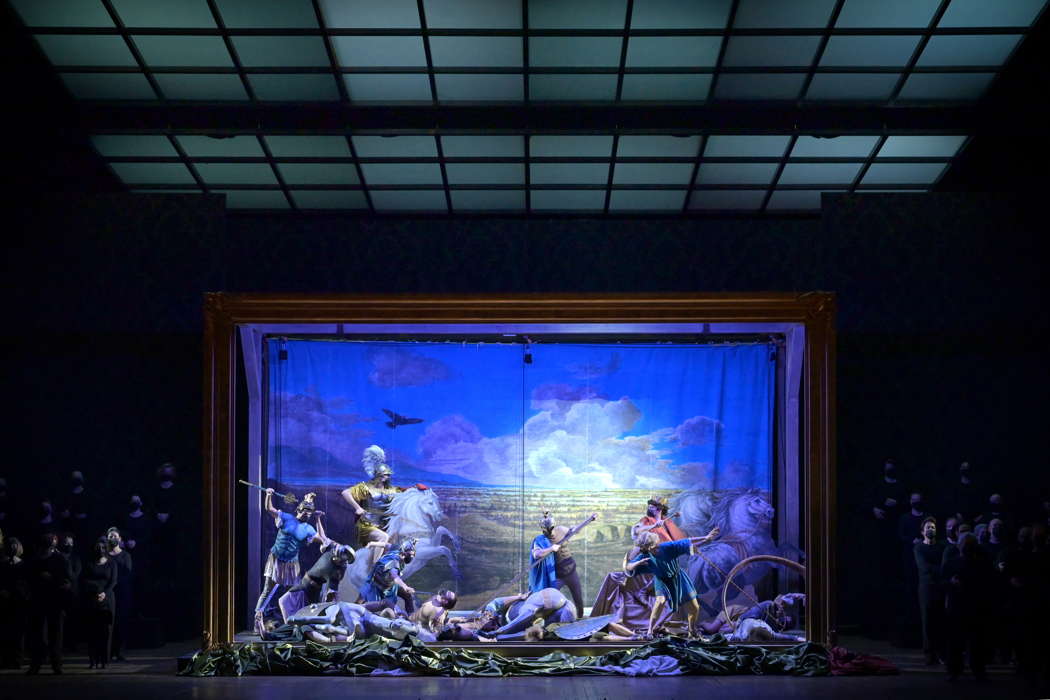 A scene from the Opéra de Paris production of Verdi's 'Aida'. © 2021 Vincent Pontet