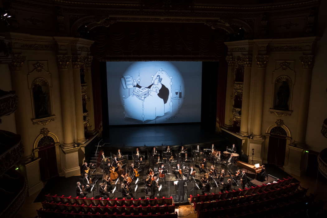 A scene from Rossini's 'Il barbiere di Siviglia' in Verona. Photo © 2021 FotoEnnevi