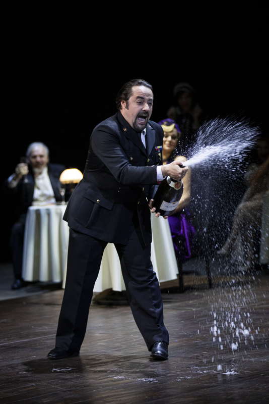 Luciano Ganci as Maurice of Saxony in the Bologna production of 'Adriana Lecouvreur'. Photo © 2021 Andrea Ranzi