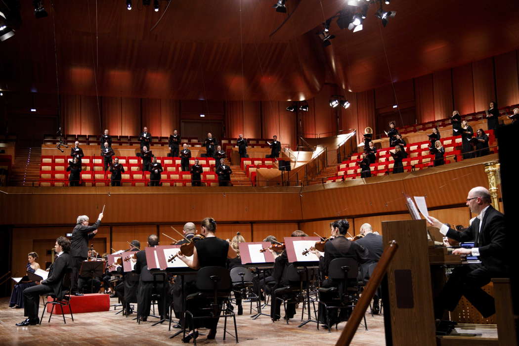 Antonio Pappano conducting Brahms in Rome. Photo © 2021 Riccardo Musacchio