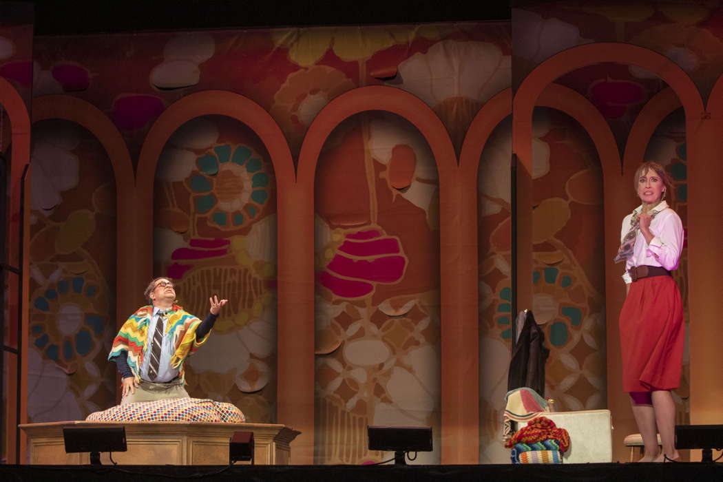 Patrick Carfizzi as Dr Bartolo and Emily Fons as Rosina in San Diego Opera's 'The Barber of Seville'. Photo © 2021 J Kat Woronowicz