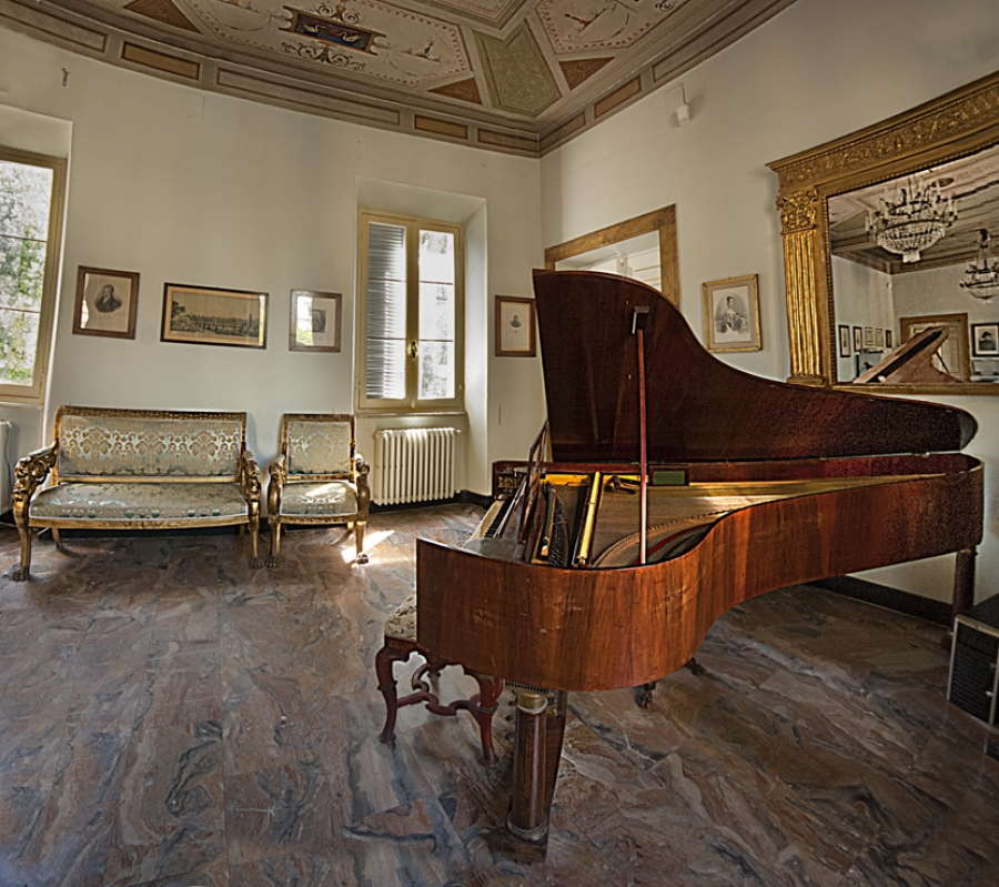 The interior of Casina Vagnuzzi