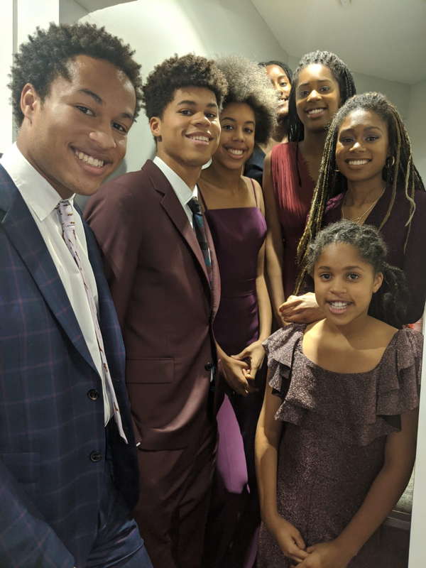 The Kanneh-Mason siblings at the 2019 Royal Variety Performance