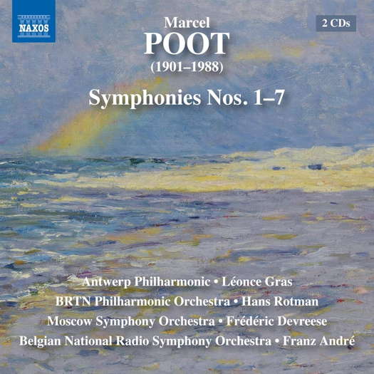 Marcel Poot: Symphonies Nos 1-7. © 2021 Naxos Rights (Europe) Ltd (8.574292-93)