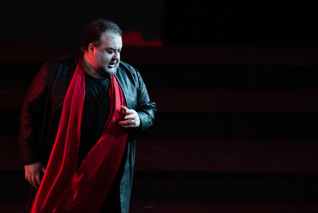Fabio Sartori in Verdi's 'Il trovatore' at the Circus Maximus in Rome. Photo © 2021 Fabrizio Sansoni