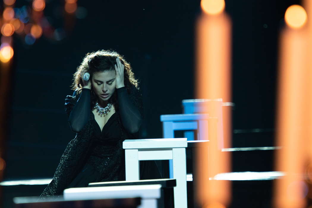 Roberta Mantegna in Verdi's 'Il trovatore' at the Circus Maximus in Rome. Photo © 2021 Fabrizio Sansoni