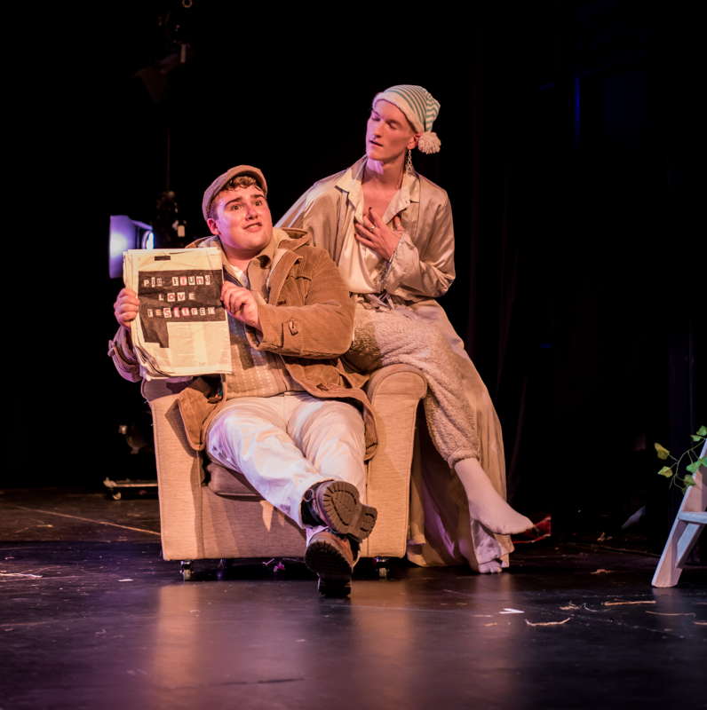 Dominic Carver as Mr Northwind and Thomas Green as Moon in Jonathan Dove's 'The Enchanted Pig' at the Buxton Festival. Photo © 2021 Genevieve Girling