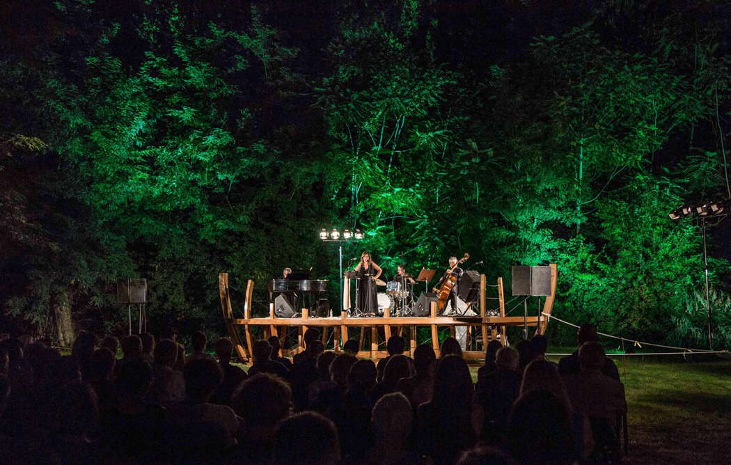 A concert in the Giardini della Filarmonica. Photo © 2018 Max Pucciariello