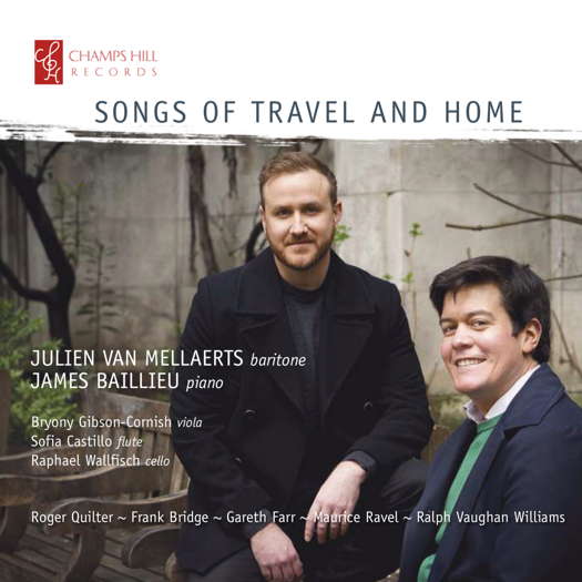 Songs of Travel and Home. © 2021 Champs Hill Records