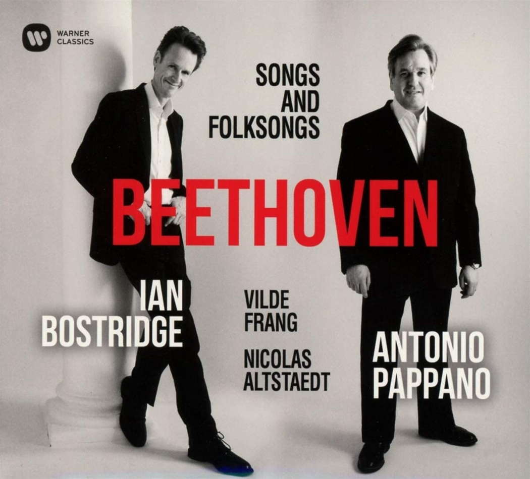 Beethoven: Songs and Folksongs. Ian Bostridge and Antonio Pappano. Also featuring  Vilde Frang and Nicolas Altstaedt. © 2020 Warner Classics (Catalogue No 9029527643)