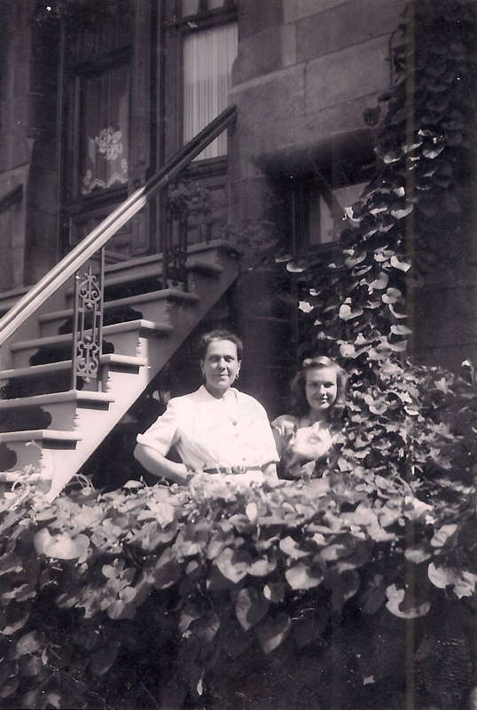 Theresa Siket and her daughter Barbara, circa mid 1940s. Family photo. © Barb Rumson. Used with permission
