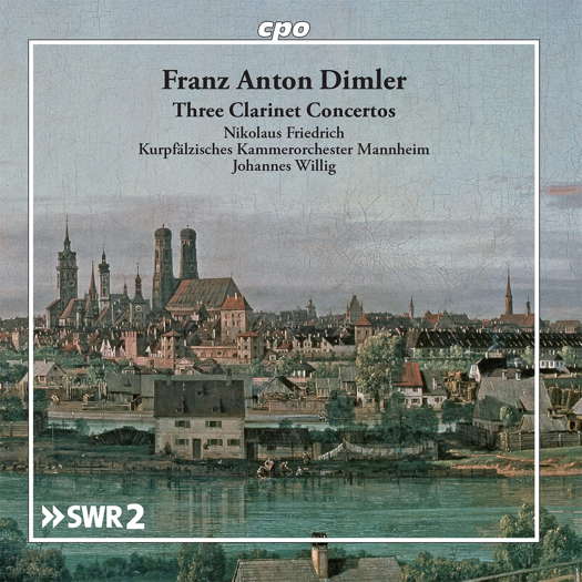 Franz Anton Dimler: Three Clarinet Concertos. © 2021 Classic Produktion Osnabrück (555 209-2)