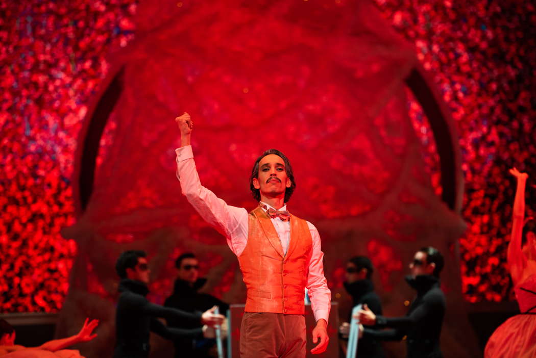 Claudio Cocino as Uncle Drosselmeyer in Giuliano Peparini's 'Nutcracker'. Photo © 2021 Fabrizio Sansoni