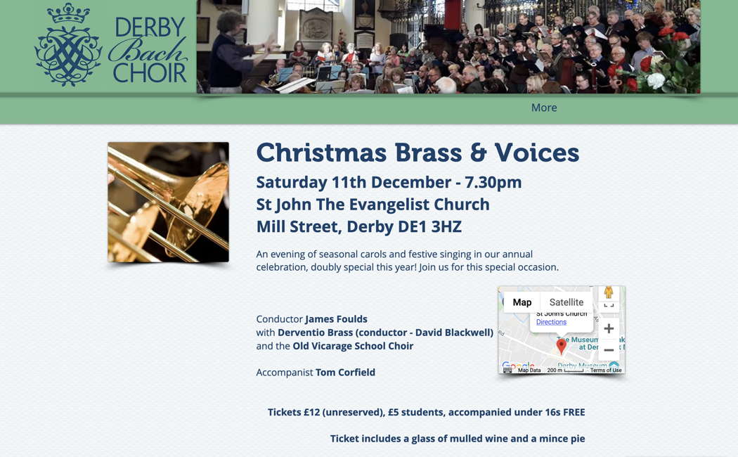 Christmas Brass and Voices - Derby Bach Choir