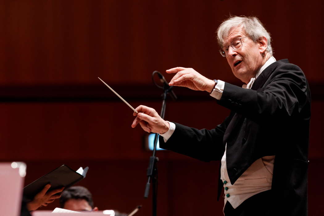 John Eliot Gardiner conducting Franz Joseph Haydn's 'La creazione del mondo' in Rome. Photo © 2022 Riccardo Musacchio