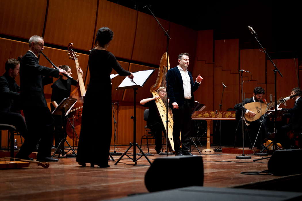 Raffaele Pé and La lira di Orfeo performing in Rome on 23 February 2022. Photo © 2022 Musacchio, Ianniello & Pasqualini