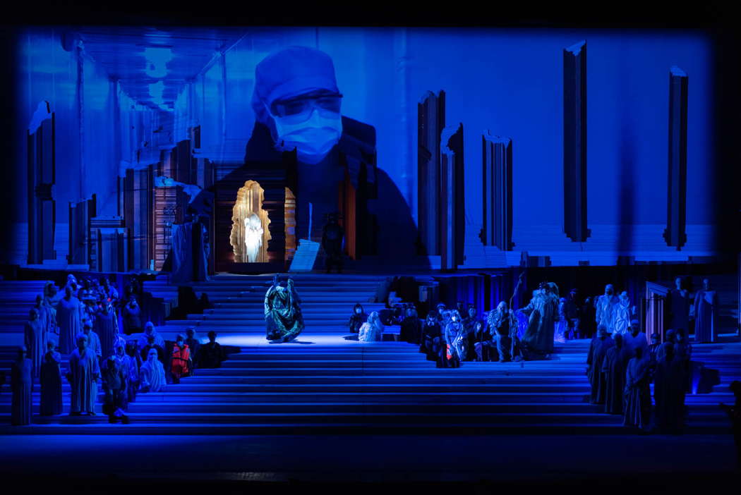 A scene from Opera di Roma's 'Turandot'. Photo © 2022 Fabrizio Sansoni