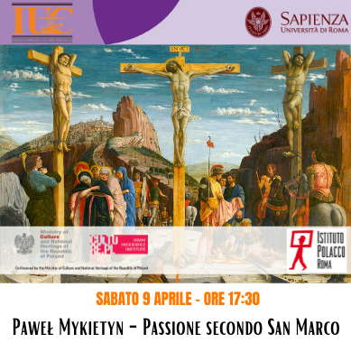 Online publicity for Paweł Mykietyn's 'Passione secondo San Marco'