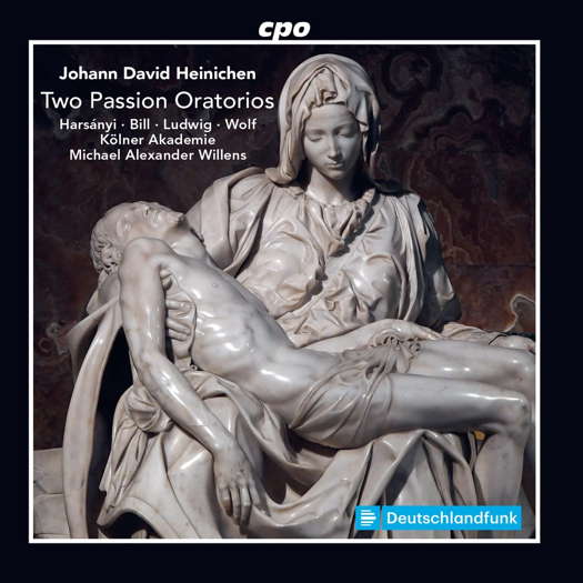 Johann David Heinichen: Two Passion Oratorios. © 2022 Classic Produktion Osnabrück (555 507–2)