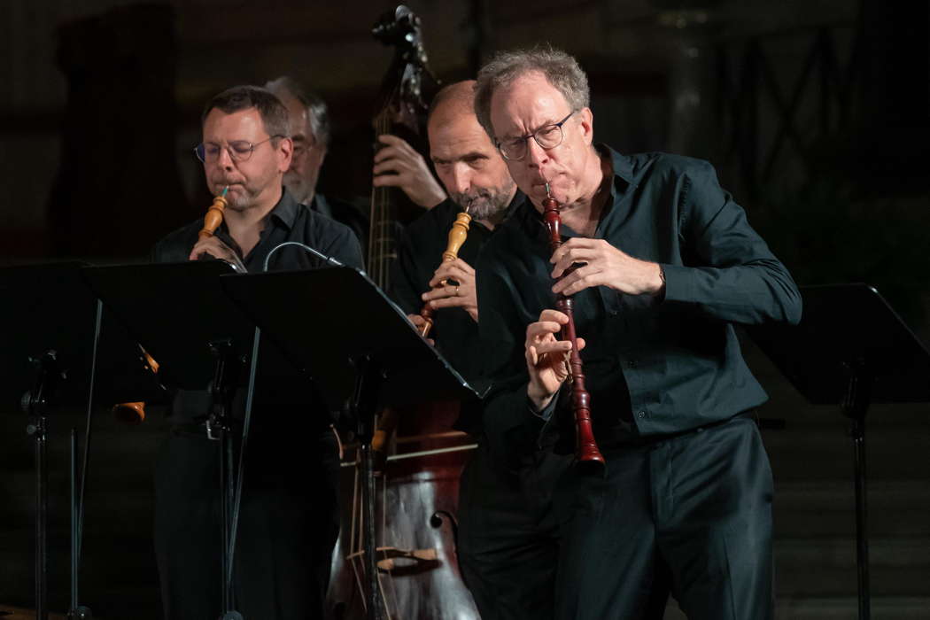 Members of Ensemble Zefiro playing at the Ravenna Festival. Photo © 2022 Fabrizio Zani