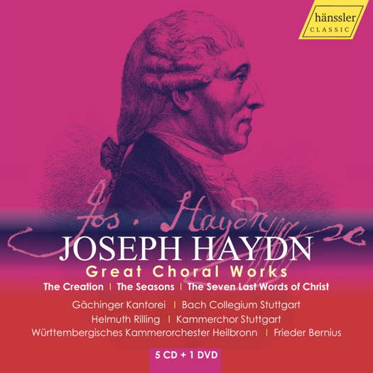 Joseph Haydn: Great Choral Works. © 2021 Profil Medien GmbH / Hänssler Classic (HC21054)