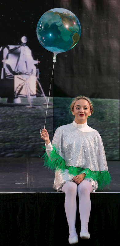 Tilly Goodwin as a nymph in Haydn's <em>Il mondo della luna</em> at Bampton Classical Opera. Photo © 2022 Anthony Hall