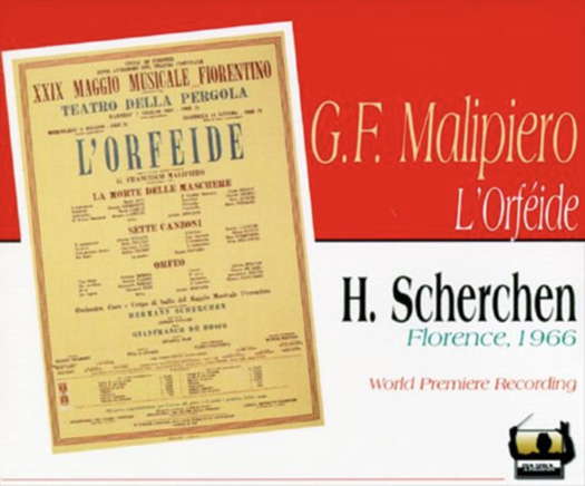 G F Malipiero: L'Orféide. H Scherchen