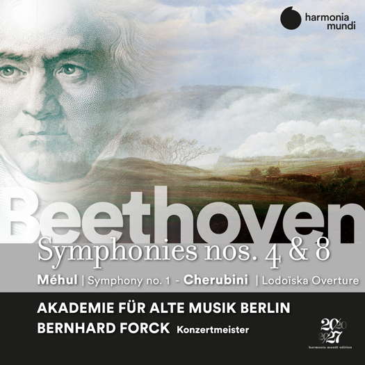 Beethoven: Symphonies Nos 4 & 8; Méhul: Symphony No 1; Cherubini: Lodoïska Overture. © 2022 harmonia mundi musique sas