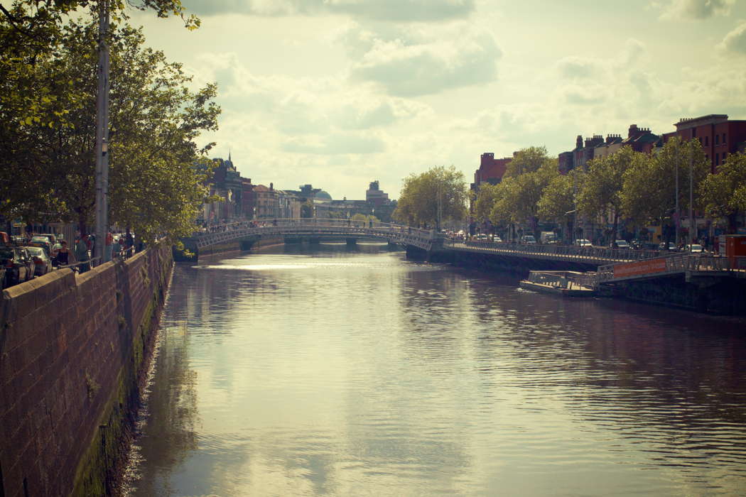 Dublin's River Liffey.  Photo © 2015 Dave Meier