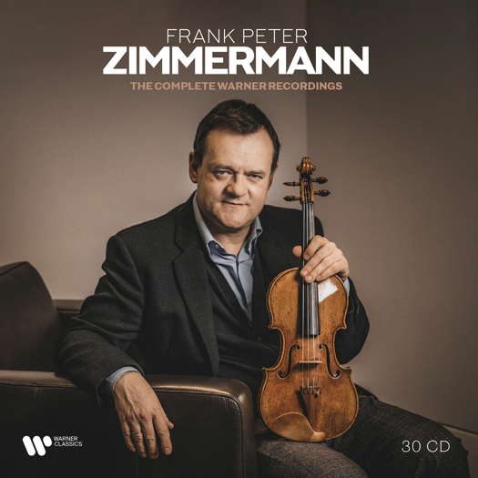Frank Peter Zimmermann: The Complete Warner Recordings. © 2022 Parlophone Records Ltd (0190296317880)