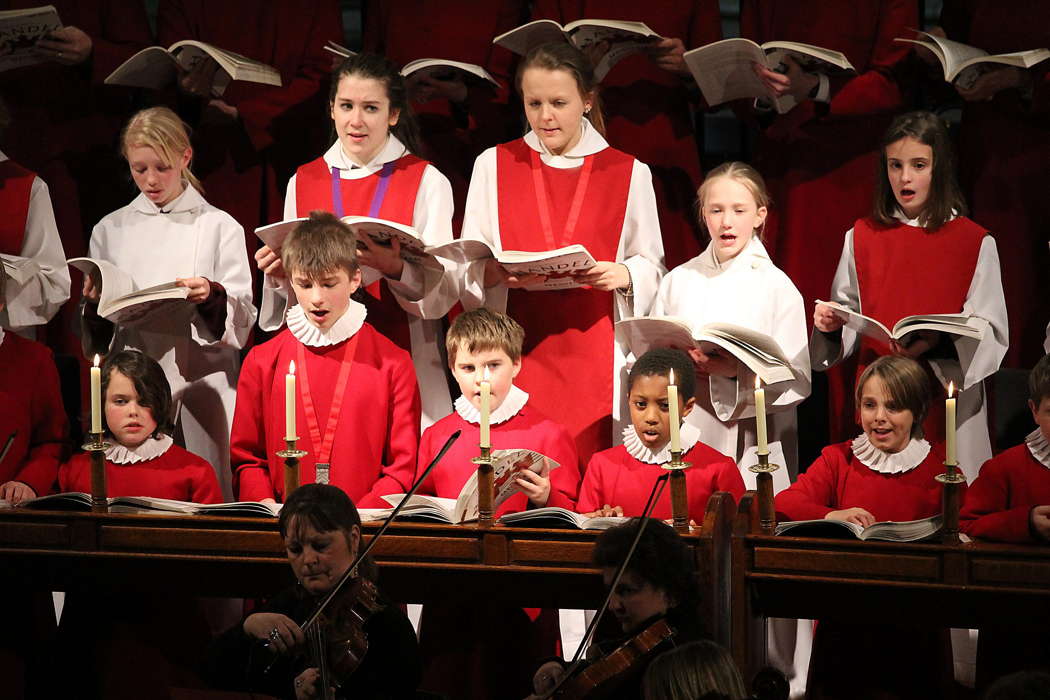 Members of Derby Cathedral Choir