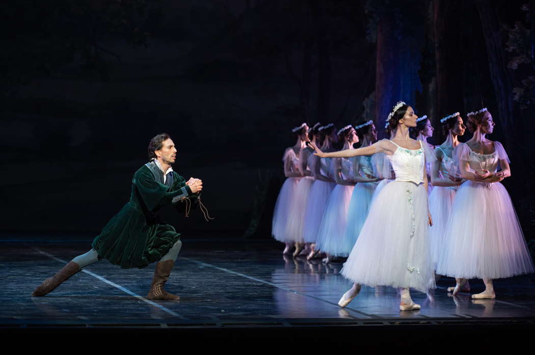 Claudio Cocino as Hilarion and Marianna Suriano as Myrtha in Adam's 'Giselle' at Teatro dell'Opera di Roma. Photo © 2022 Fabrizio Sansoni