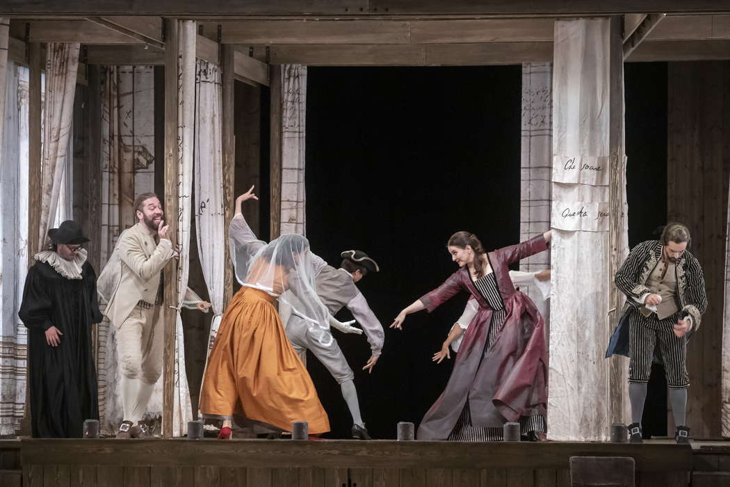 A scene from the Ravenna Autumn Trilogy 'Le nozze di Figaro'. Photo © 2022 Fabrizio Zani