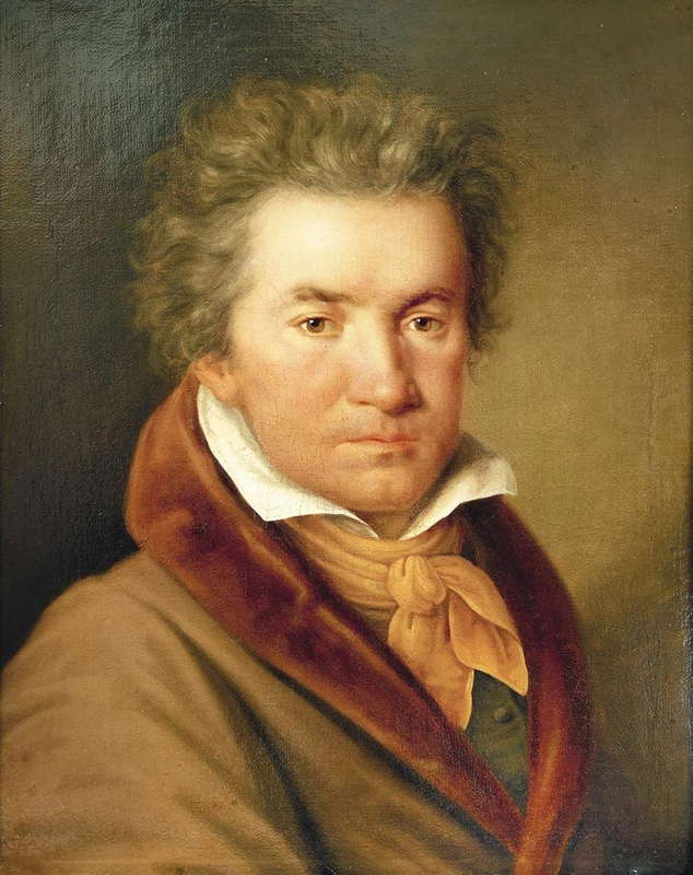 Beethoven in 1815 by J W Mähler